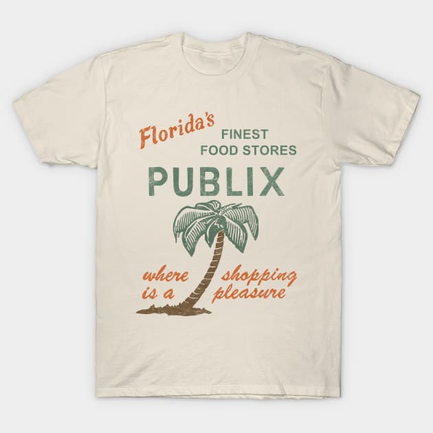 Publix - Vintage Store Logo Aesthetic T-Shirt by DrumRollDesigns